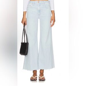 mother denim twister ankle fray